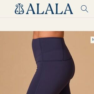 Alala’s Tilly Crop Legging - Size:S in NAVY